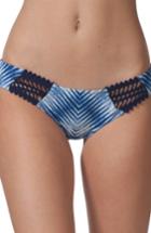 Women's Rip Curl Last Light Hipster Bikini Bottoms - Blue