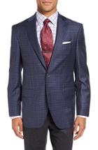 Men's David Donahue Connor Classic Fit Check Wool Sport Coat