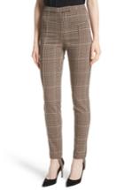 Women's Tracy Reese Plaid Stirrup Pants - Brown