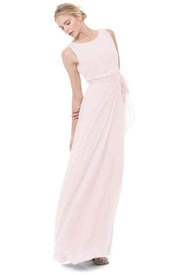 Women's Ceremony By Joanna August 'tina' Tie Back Chiffon Gown