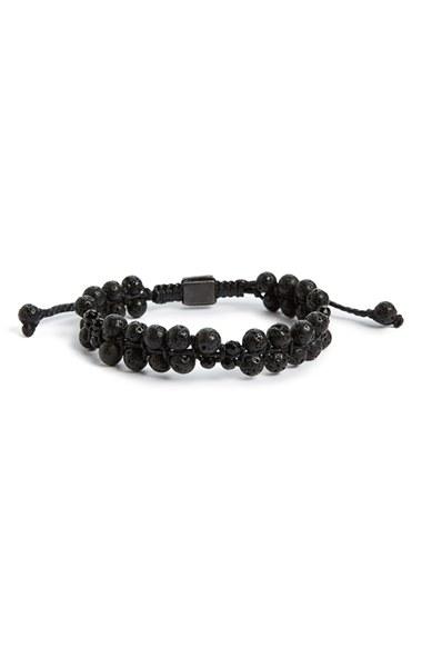 Men's Link Up Onyx Bead Bracelet