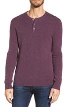 Men's Bonobos Cashmere Henley Sweater, Size - Purple