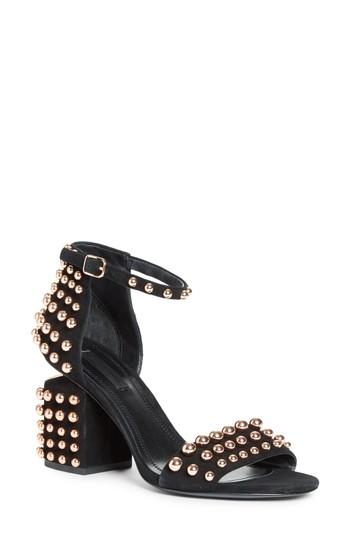 Women's Alexander Wang Studded Abby Sandal .5us / 36.5eu - Black