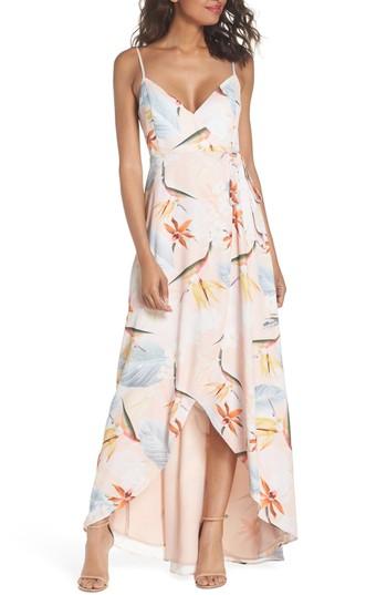 Women's Show Me Your Mumu Mariah Wrap Maxi Dress - Pink