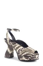 Women's Dries Van Noten Wave Heel Platform Sandal .5us / 40.5eu - Black