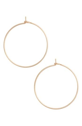 Women's Nashelle Medium Pure Hoop Earrings