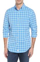 Men's Vineyard Vines Blue Heron Classic Fit Plaid Sport Shirt - Blue