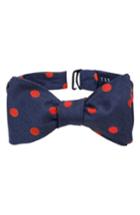 Men's Ted Baker London Dot Silk Bow Tie, Size - Red