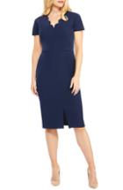 Women's Maggy London Scallop Sheath Dress - Blue