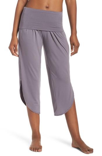 Women's Onzie Foldover Waist Tulip Pants - Grey