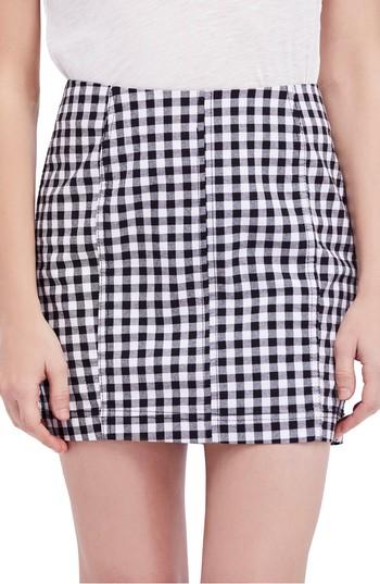 Women's Free People Modern Femme Miniskirt - Black