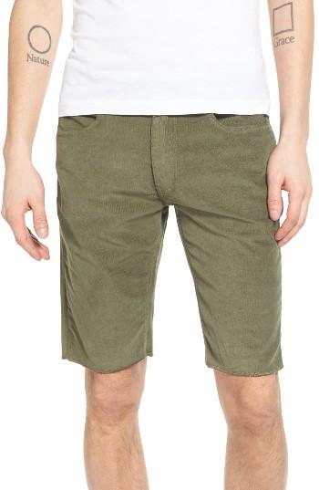 Men's Ezekiel Corduroy Shorts - Green