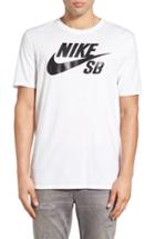 Men's Nike 'sb Logo' T-shirt - White
