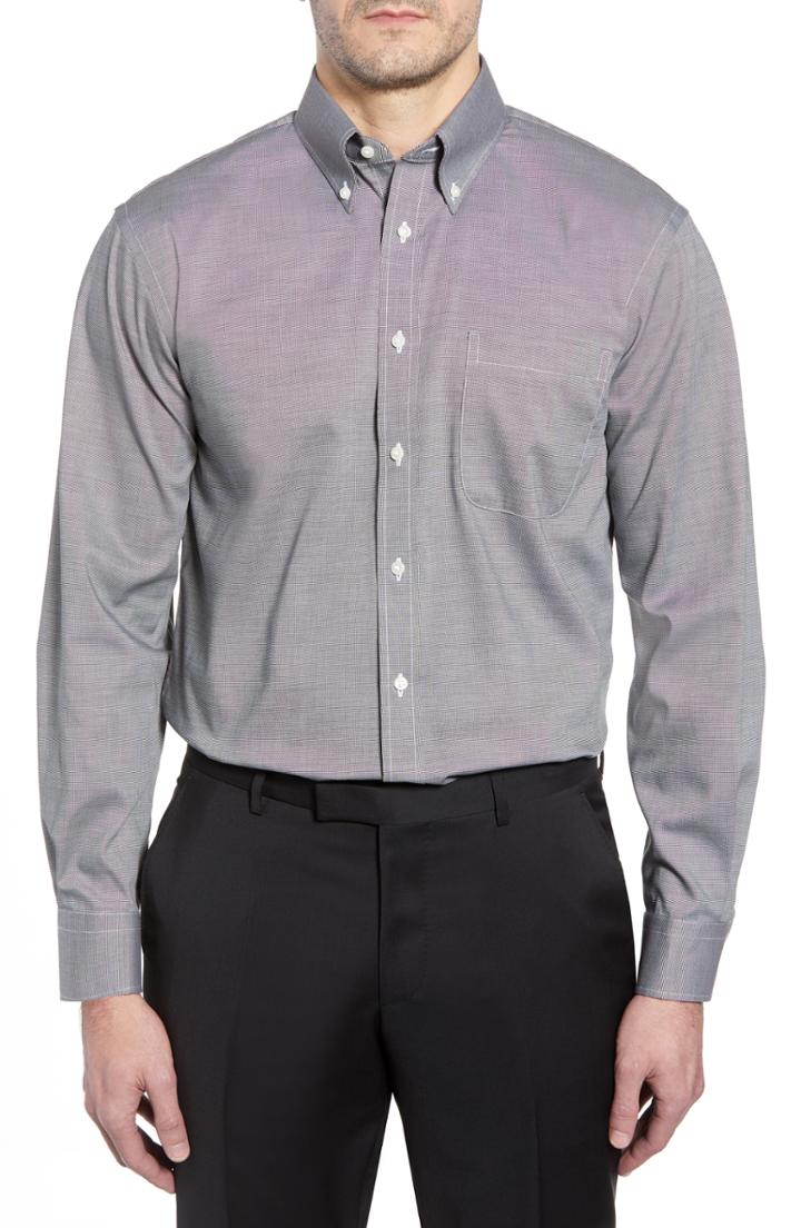 Men's Nordstrom Men's Shop Traditional Fit Non-iron Dress Shirt