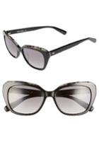 Women's Bobbie Brown The Koko 55mm Cat Eye Sunglasses - Black