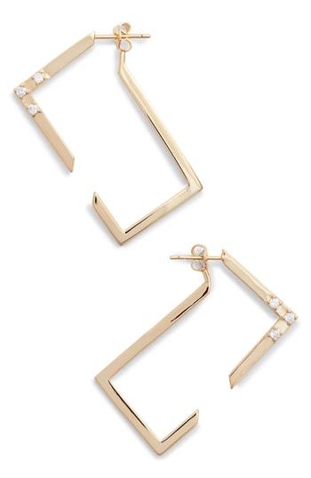 Women's Sterling Forever Rectangle Ear Jackets
