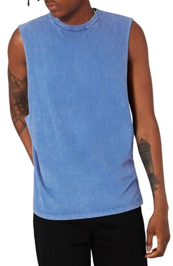Men's Topman Crinkle Tank