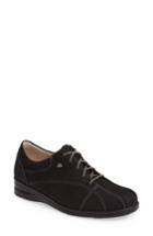 Women's Finn Comfort 'ariano' Leather Sneaker .5 M - Black