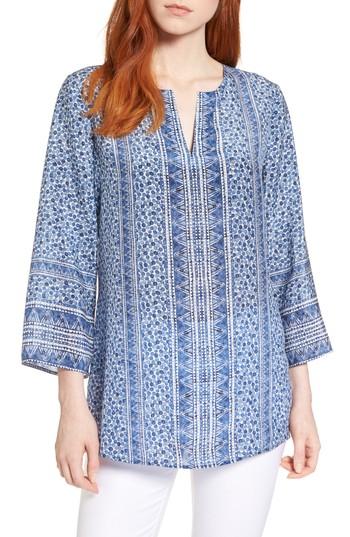 Women's Nic+zoe Silky Sea Top - Blue