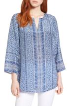 Women's Nic+zoe Silky Sea Top - Blue