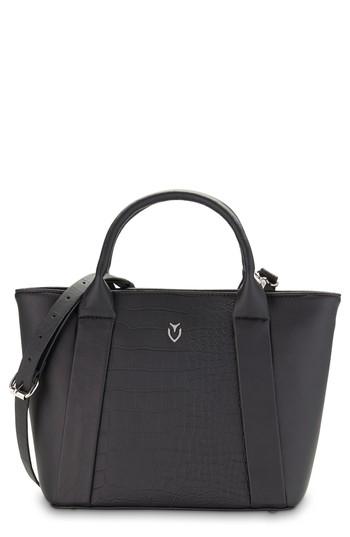 Vessel Signature 2.0 Faux Leather Mini Tote - Black