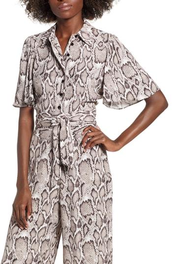 Women's Afrm Jasper Top - Beige