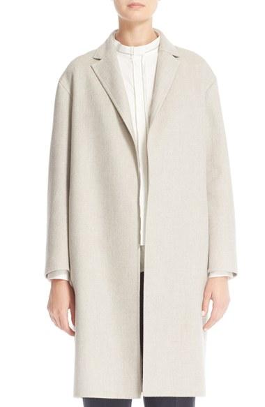 Women's Fabiana Filippi Double Face Cashmere & Silk Coat