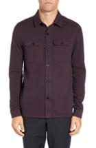 Men's Ted Baker London Toolow Trim Fit Solid Sport Shirt (3xl) - Red