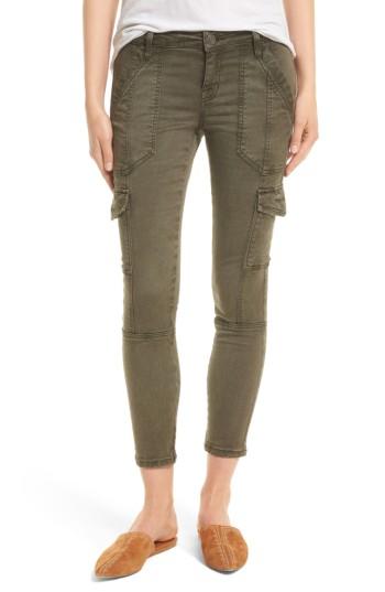 Women's Joie Okana Skinny Cargo Pants - Green