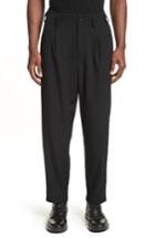 Men's Y's By Yohji Yamamoto Cropped Pants - Black