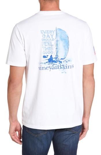 Men's Vineyard Vines Boating Scene T-shirt - White