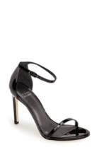 Women's Stuart Weitzman Nudistsong Ankle Strap Sandal N - Black