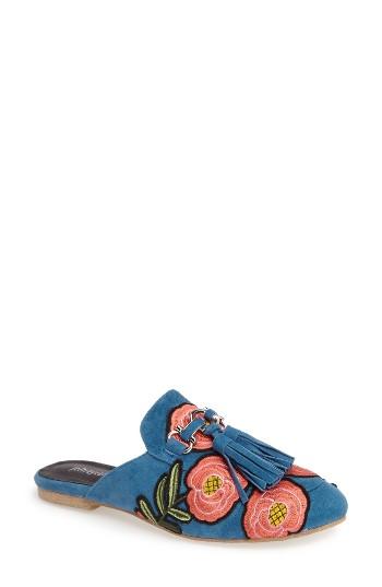 Women's Jeffrey Campbell Apfel Tassel Slide M - Blue