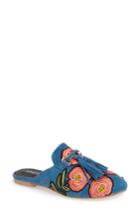Women's Jeffrey Campbell Apfel Tassel Slide M - Blue