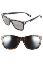 Men's Maui Jim Howzit 56mm Polarized Gradient Sunglasses - Tortoise/ White/ Blue