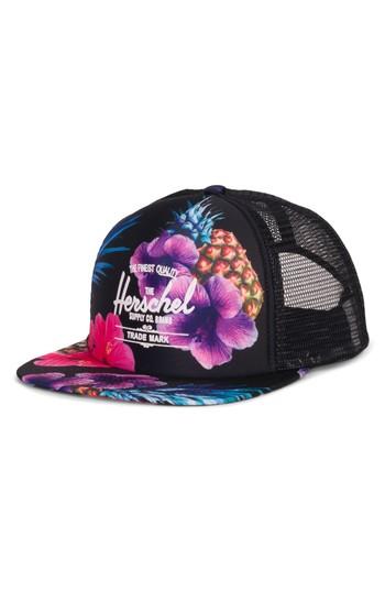 Men's Herschel Supply Co. Whaler Mesh Cap - Black