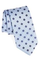 Men's John W. Nordstrom Grid Silk Tie, Size - Blue