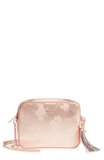 Ted Baker London Camouflage Leather Camera Bag - Pink