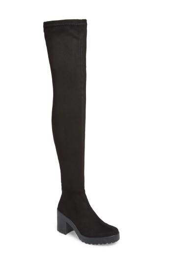 Women's Topshop Cactus Over The Knee Boots .5us / 36eu - Black