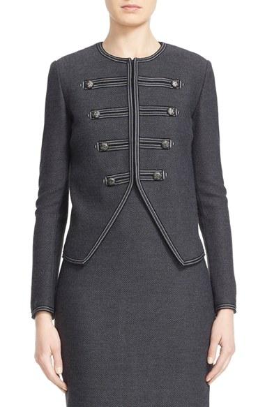 Women's St. John Collection Lattice Pique Knit Jacket