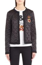 Women's Dolce & Gabbana Sacred Heart Quilted Jacket Us / 40 It - Black