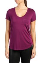 Women's Paige Lynnea V-neck Pocket Tee - Purple