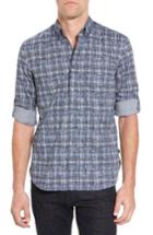 Men's John Varvatos Star Usa Mitchell Slim Fit Print Roll Sleeve Sport Shirt