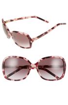 Women's Marc Jacobs 59mm Oversized Sunglasses - Pink Havana