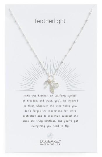 Women's Dogeared Featherlight Pendant Necklace
