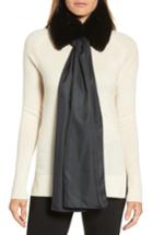 Women's Echo The Anastasia Faux Fur Collar With Removable Scarf, Size - Black