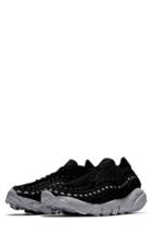 Women's Nike Air Footscape Woven Sneaker .5 M - Black