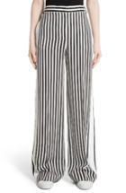 Women's Victoria, Victoria Beckham Stripe Wide Leg Tuxedo Pants - Black