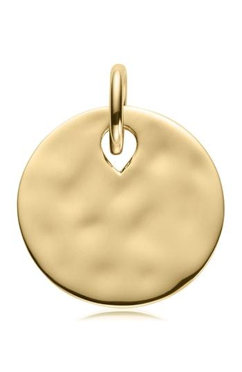 Women's Monica Vinader Engravable Hammered Pendant