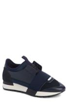Women's Balenciaga Mixed Media Trainer Sneaker Us / 40eu - Blue